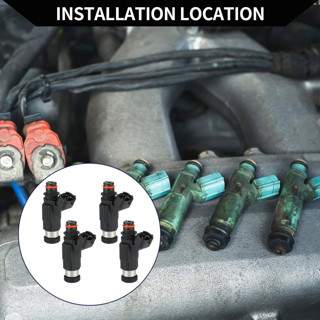 Fuel Injector Replacement for Chevrolet Tracker 2.0L (1999–2003) 4 Pack