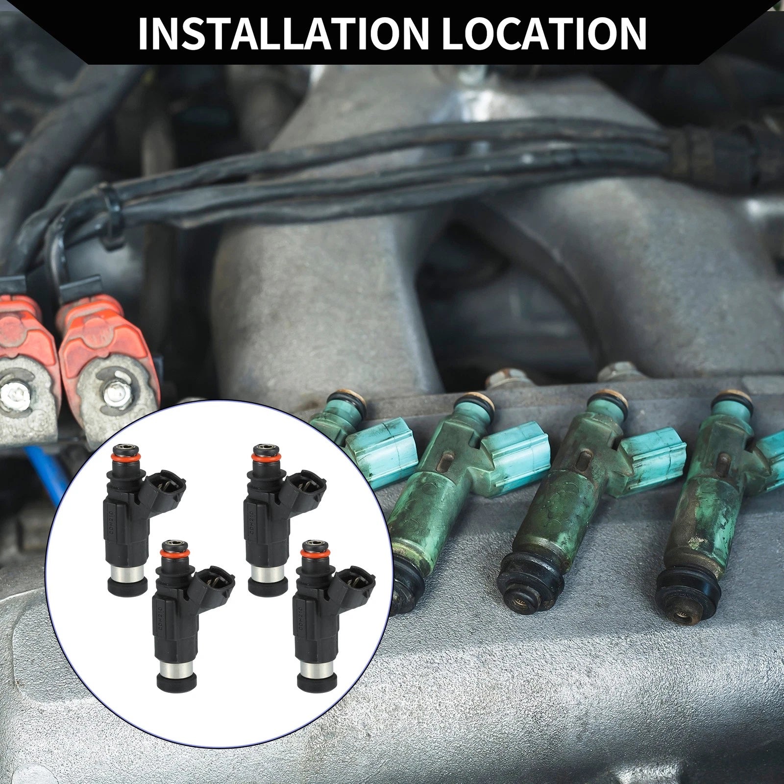 Fuel Injector Replacement for Chevrolet Tracker 2.0L (1999–2003) 4 Pack