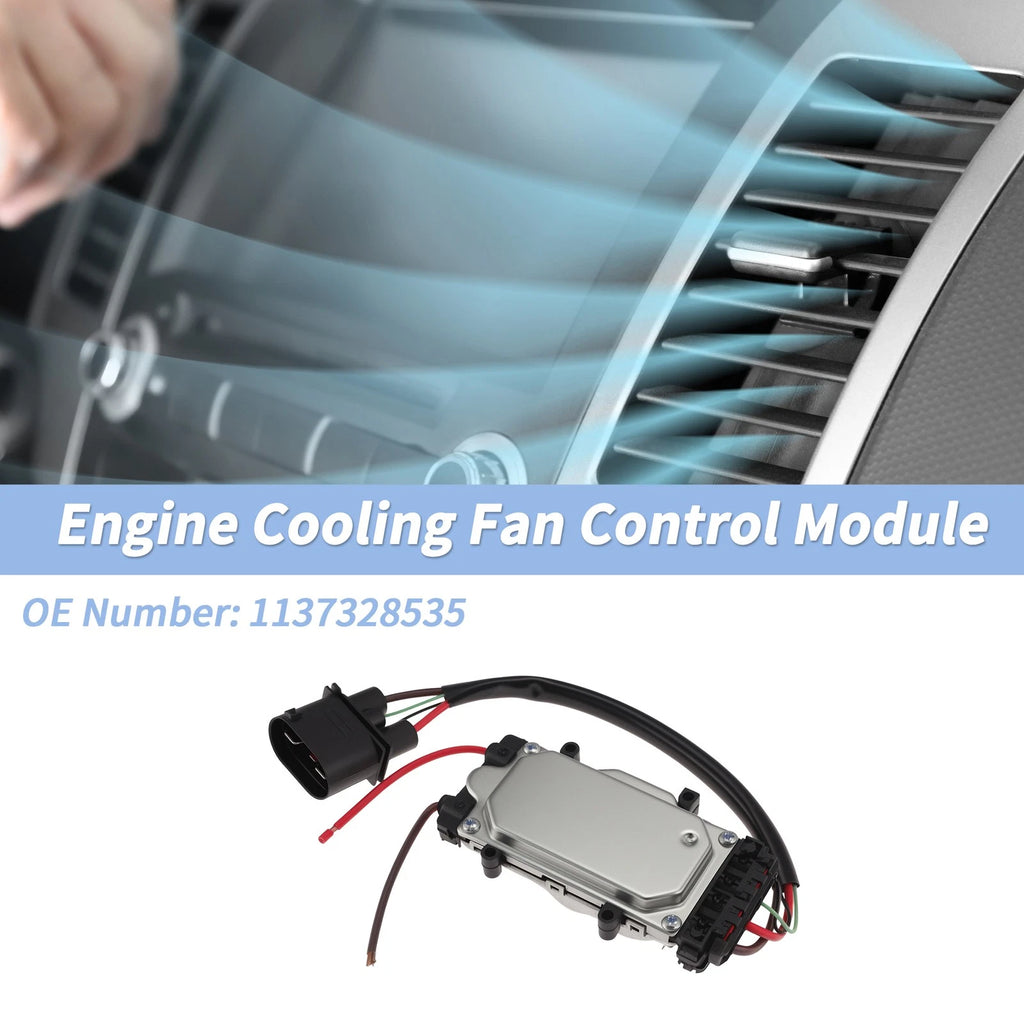 Engine Cooling Fan Control Module Replacement for Audi Q7 (2007–2009)