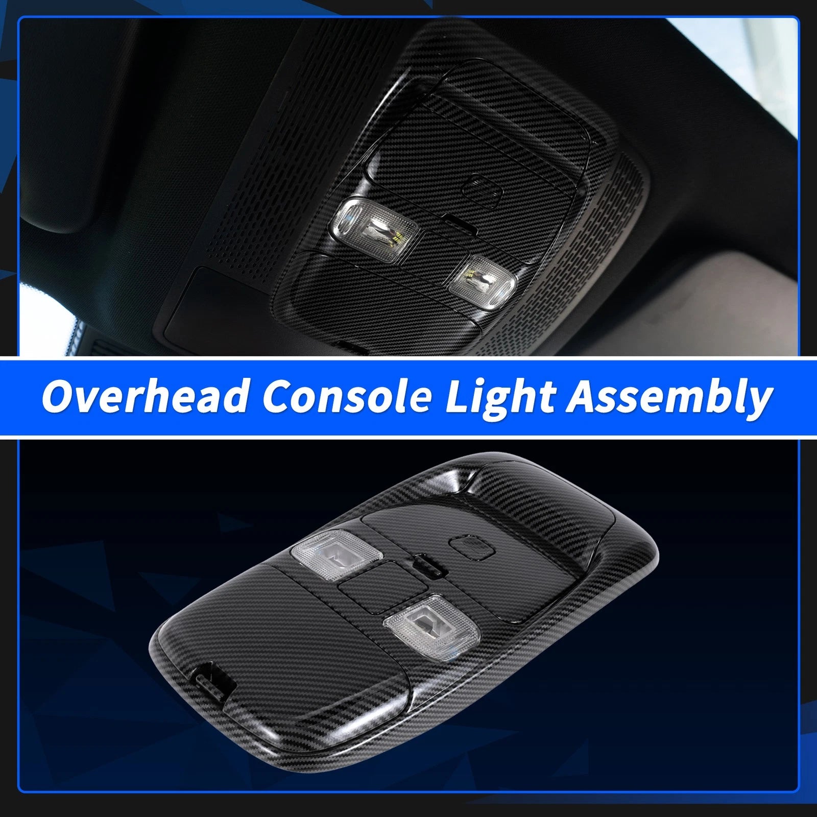 Overhead Console Light Assembly Replacement for Dodge Ram 1500 (2019–2024)