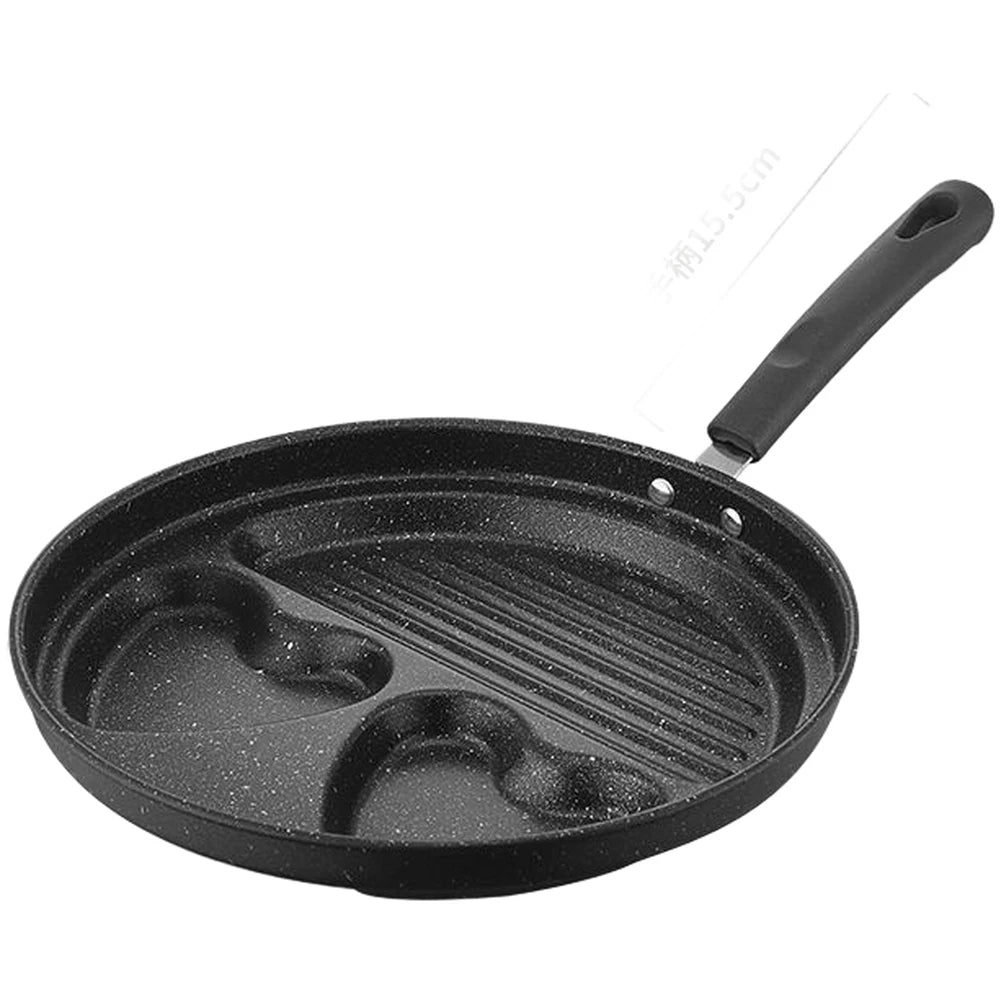 Cast Iron Frying Pan for Home Use (23x23x3.5cm)