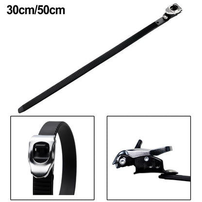 Adjustable Buckle Strap Set for Inline Roller Skates and Skis (30cm, 50cm)