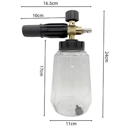 1L Foam Bottle for Efficient Cleaning with Adjustable Nozzles