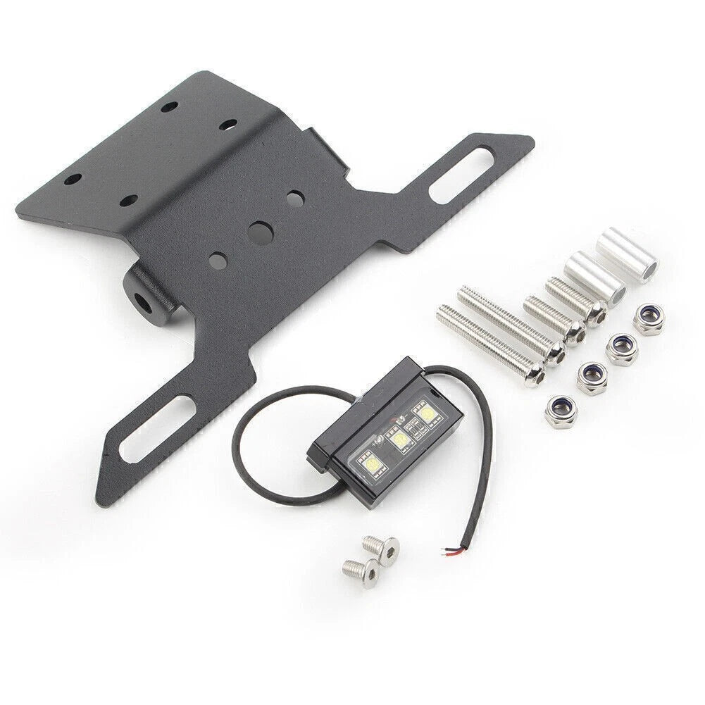 Fender Eliminator License Plate Holder with LED Light for Honda CBR150R (2016–2021)