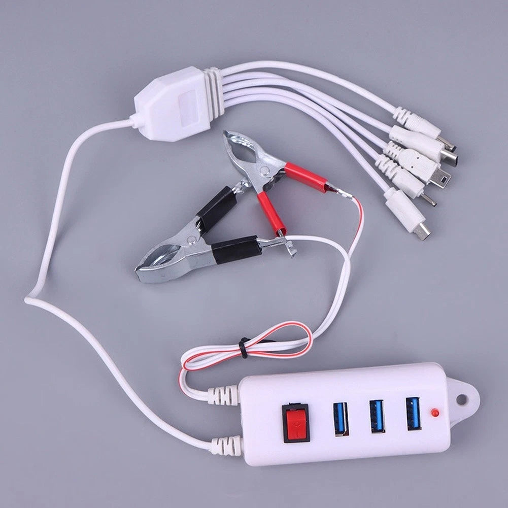 3 USB Port Car Power Adapter for Universal Use