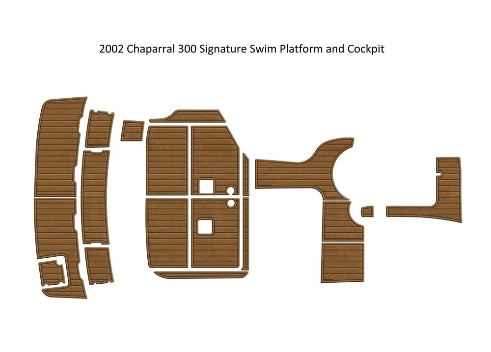 EVA Foam Teak Flooring for Chaparral 300 Signature (2002)