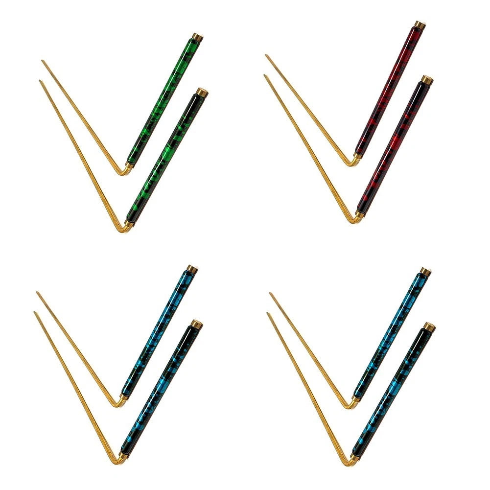 2X Pure Copper Retractable Probe Rods for Water and Treasure Searching