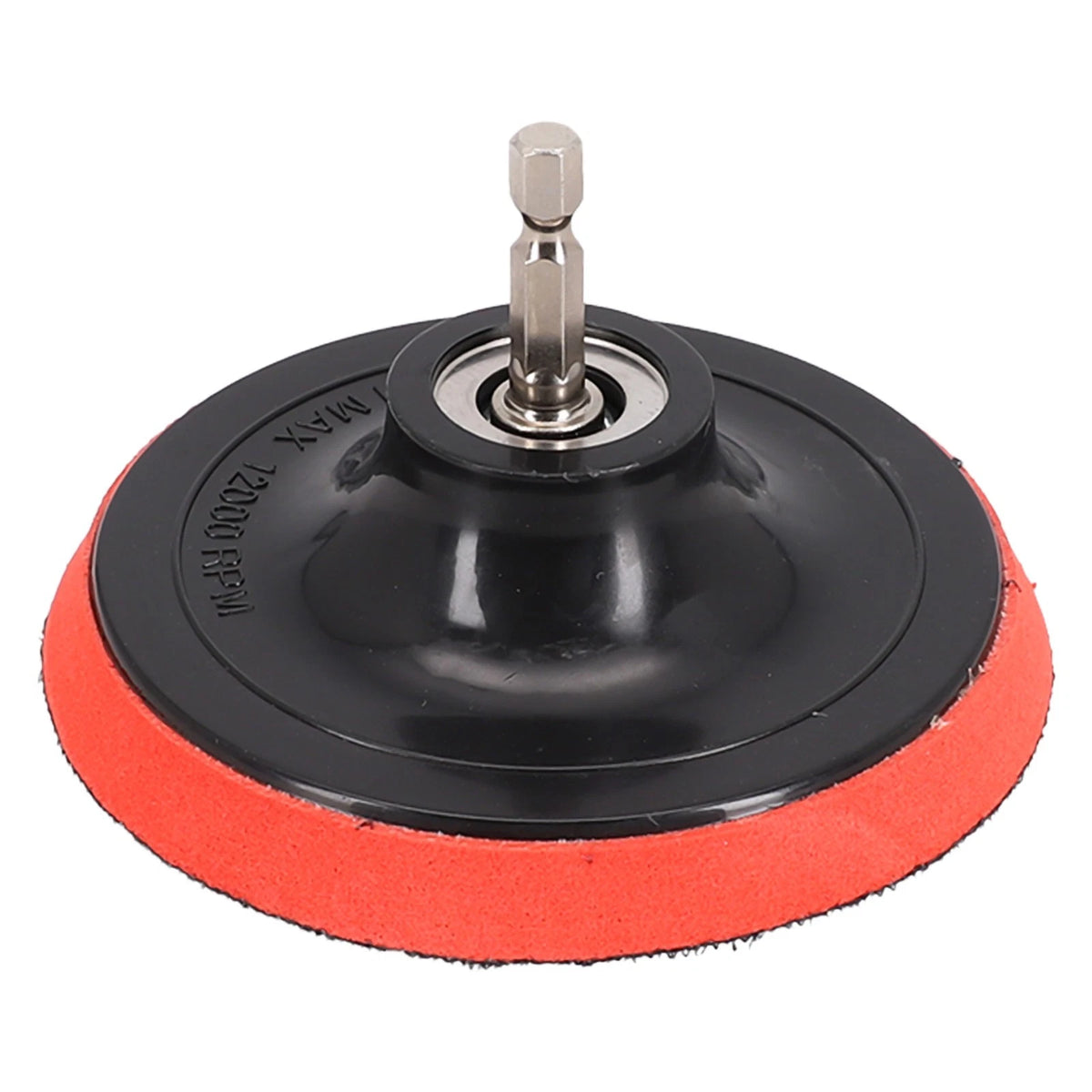 Buffing Pad for Sanding Discs - Polyurethane Backing Pad, Drill Adapter