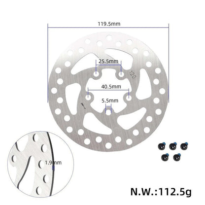 Brake Disc 120mm 5 Hole Stainless Steel for Pro Pro2 Electric