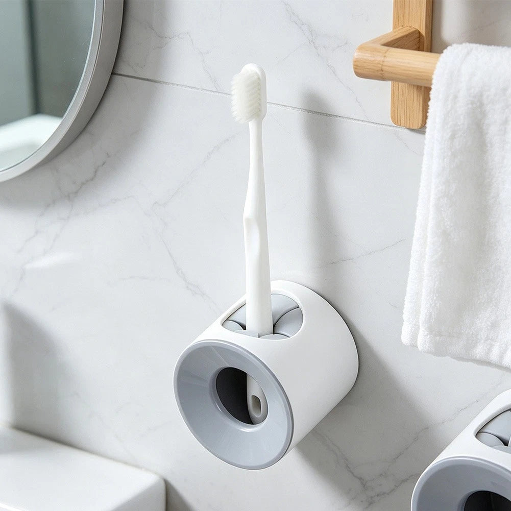 Electric Toothbrush Wall Holder for Bathroom Organizer (No Drill)