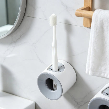 Electric Toothbrush Wall Holder for Bathroom Organizer (No Drill)