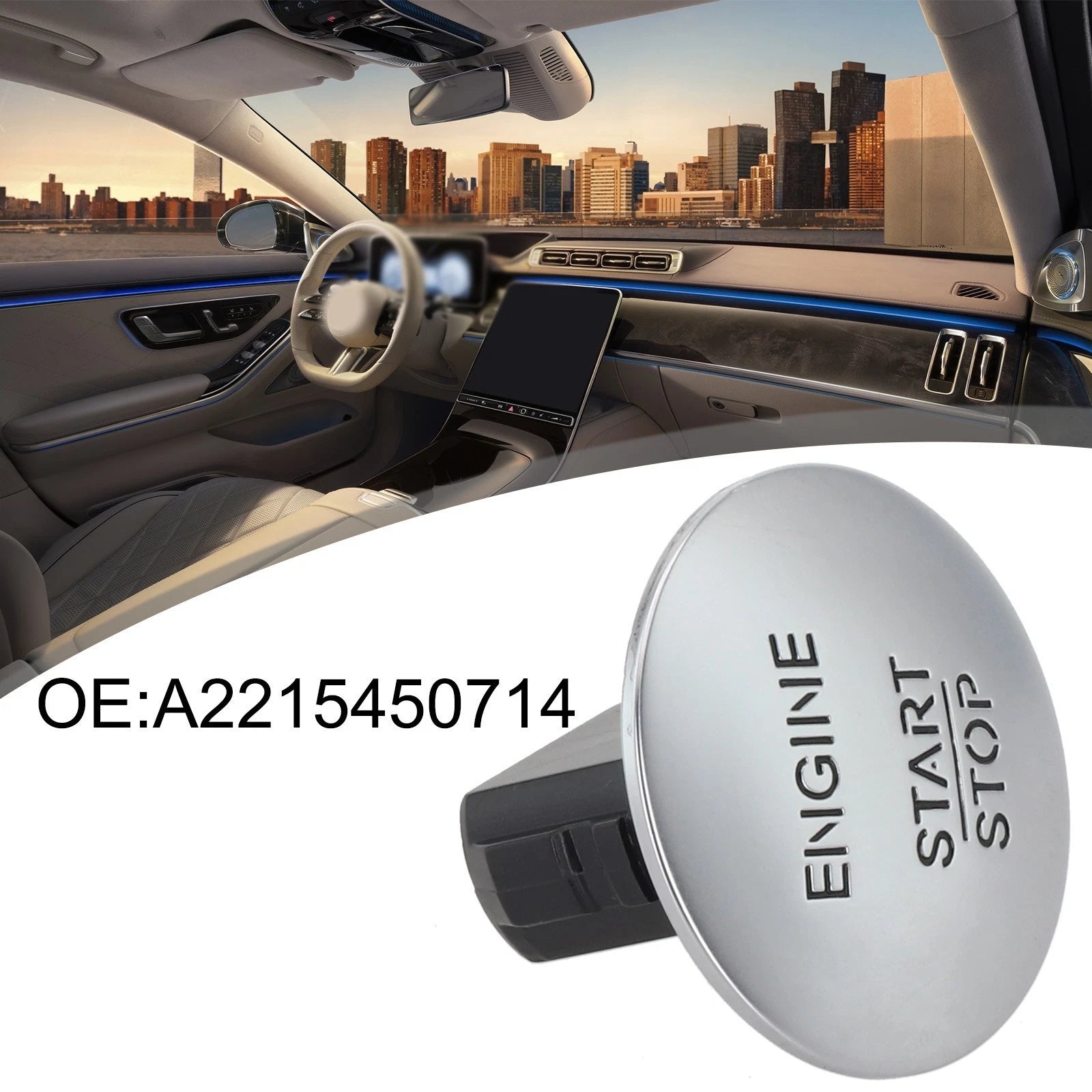 Keyless Go Engine Start Button for Mercedes-Benz
