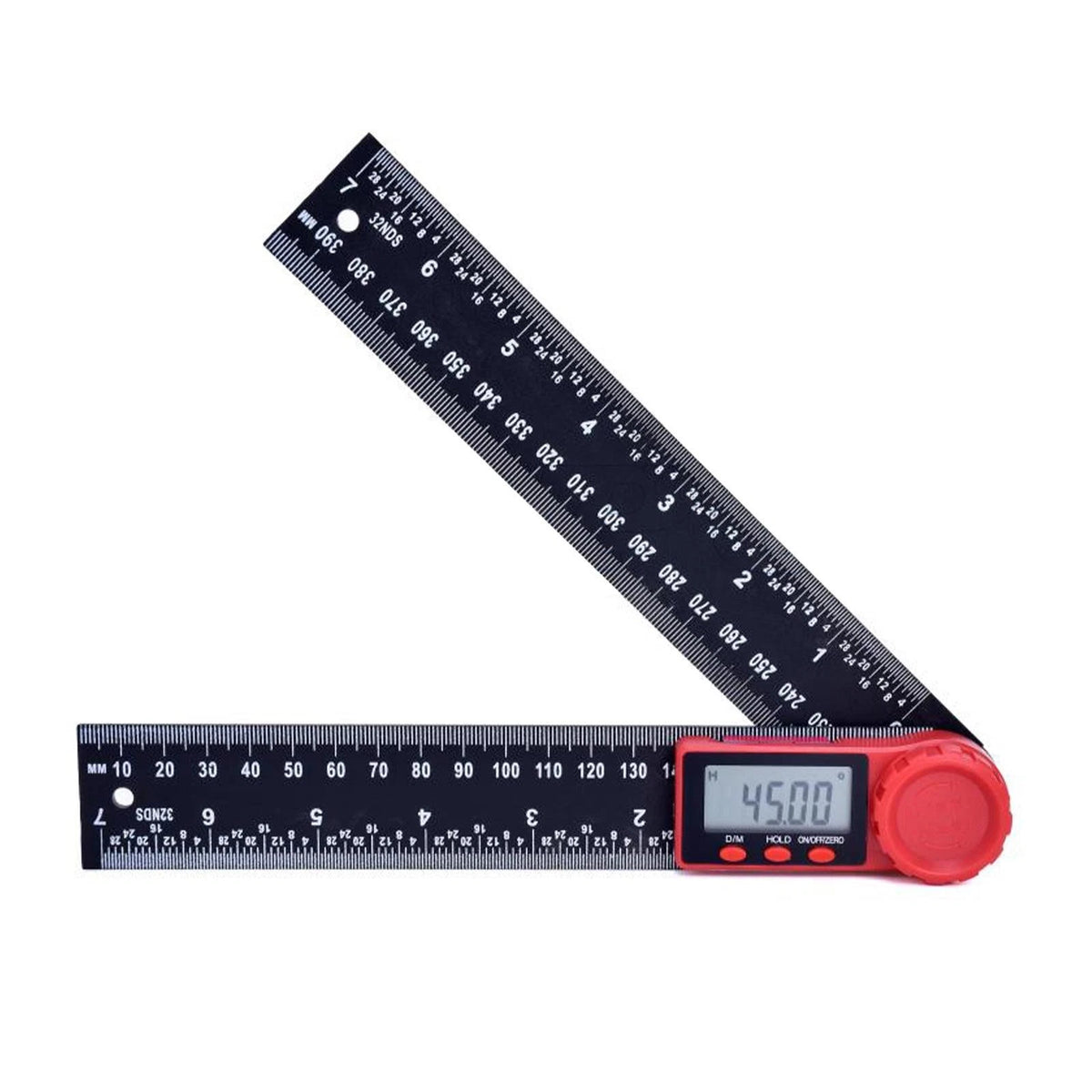 Angle LCD Digital Display Protractor for Automotive Measurement (200mm)