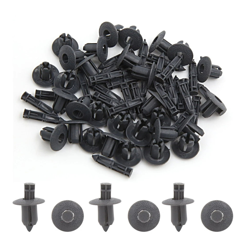 30 Pcs Push Type Rivet Fastener Clips for (8mm Hole)