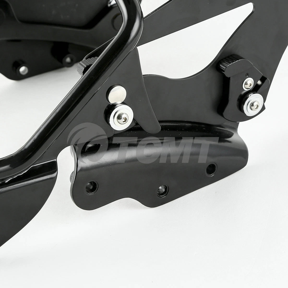 Backrest Sissy Bar with Rack 4-Point Docking Kit for Harley Touring (2009–2013)