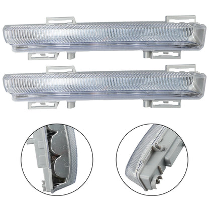 1 Pair 6000K LED Daytime Running Lights for Mercedes C/E Class