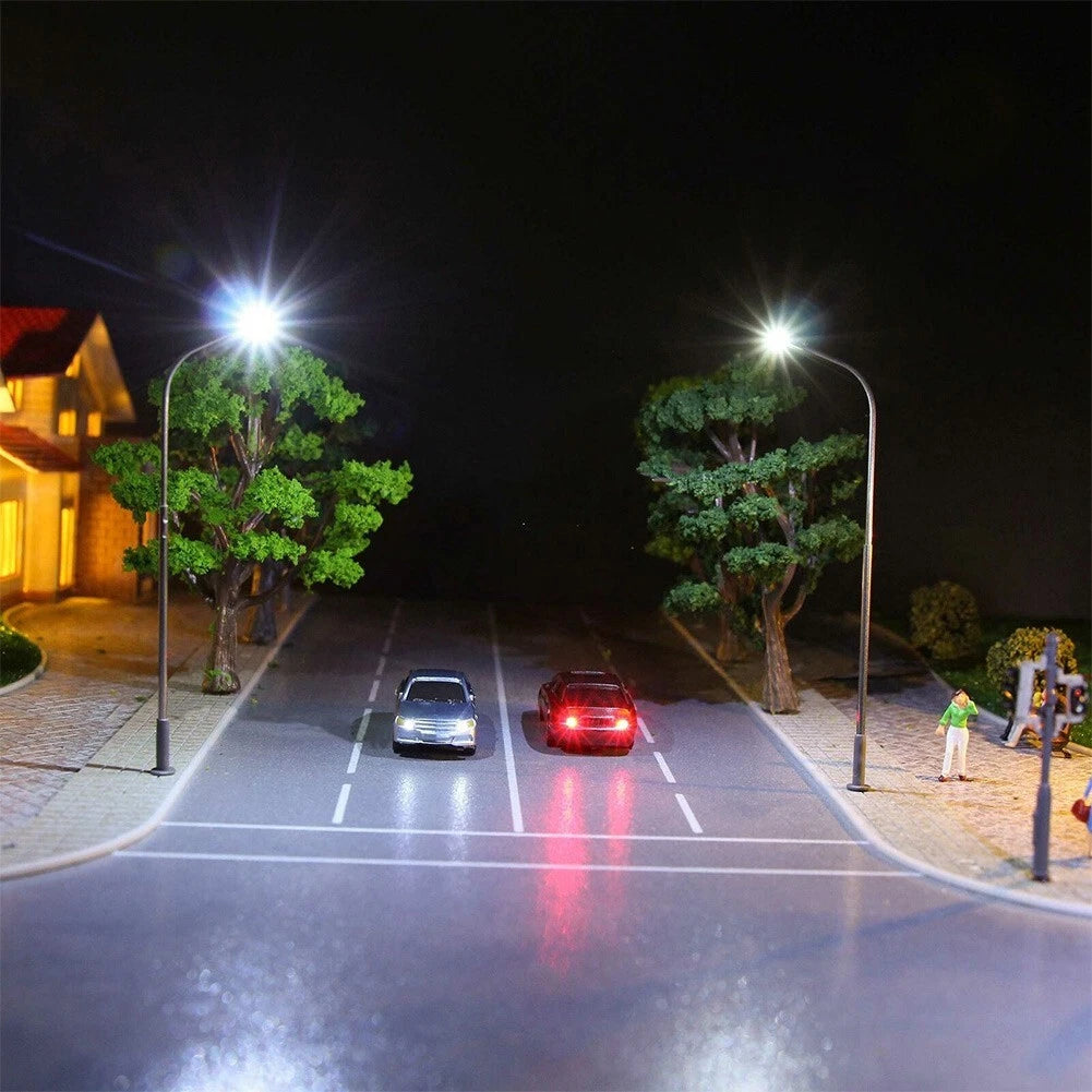 Illuminated Z Scale Passenger Car for Model Trains