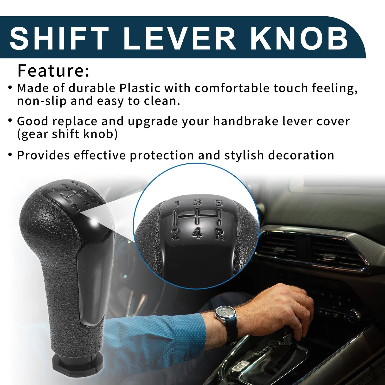 5Speed Manual Shifter Knob Replacement for Chevrolet Spark (2011–2016)