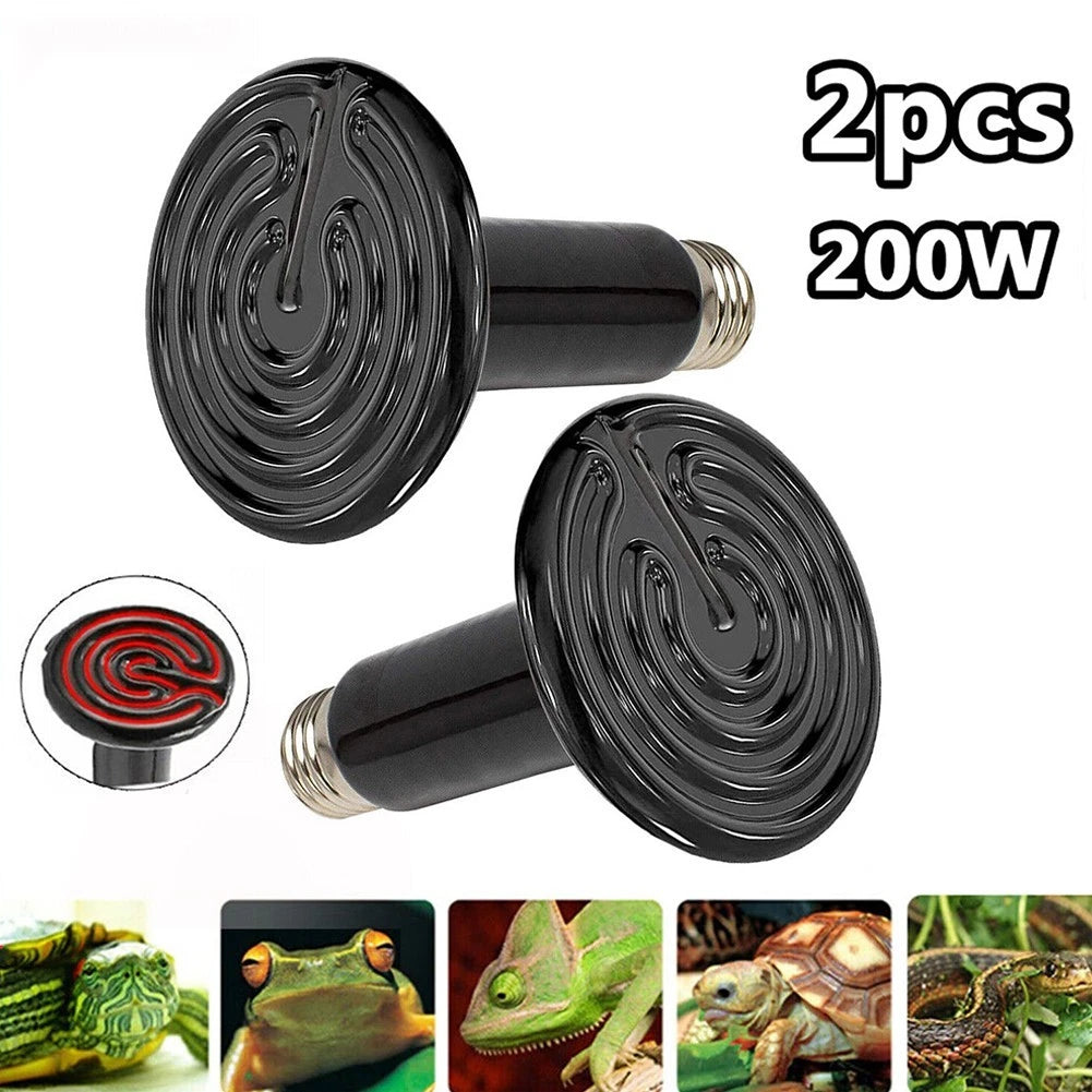 200W Ceramic Heater Emitter for Reptile (Optimal Temperature Control)
