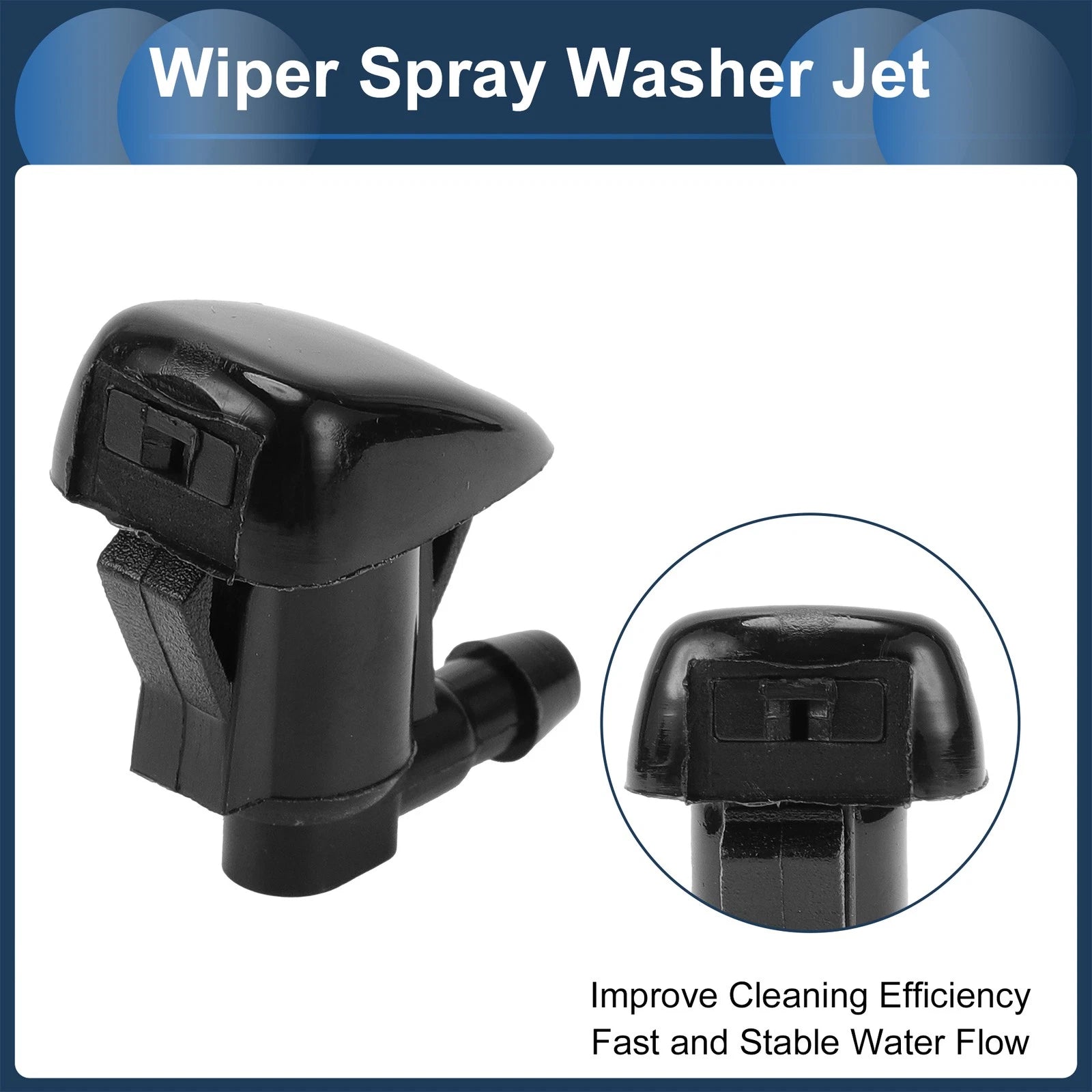 Windshield Washer Nozzle Set with Gasket for Chevy (No. 55372143AB)