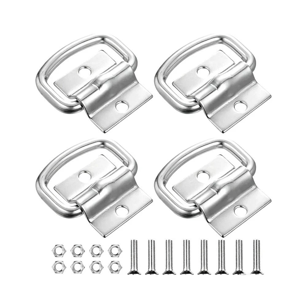 Cargo Anchor Ring for Vehicle Mounting with 2 Expansion Screws