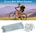 Bicycle Spokes 119mm Galvanized Carbon Steel for 14G Wheel (36 Pack)