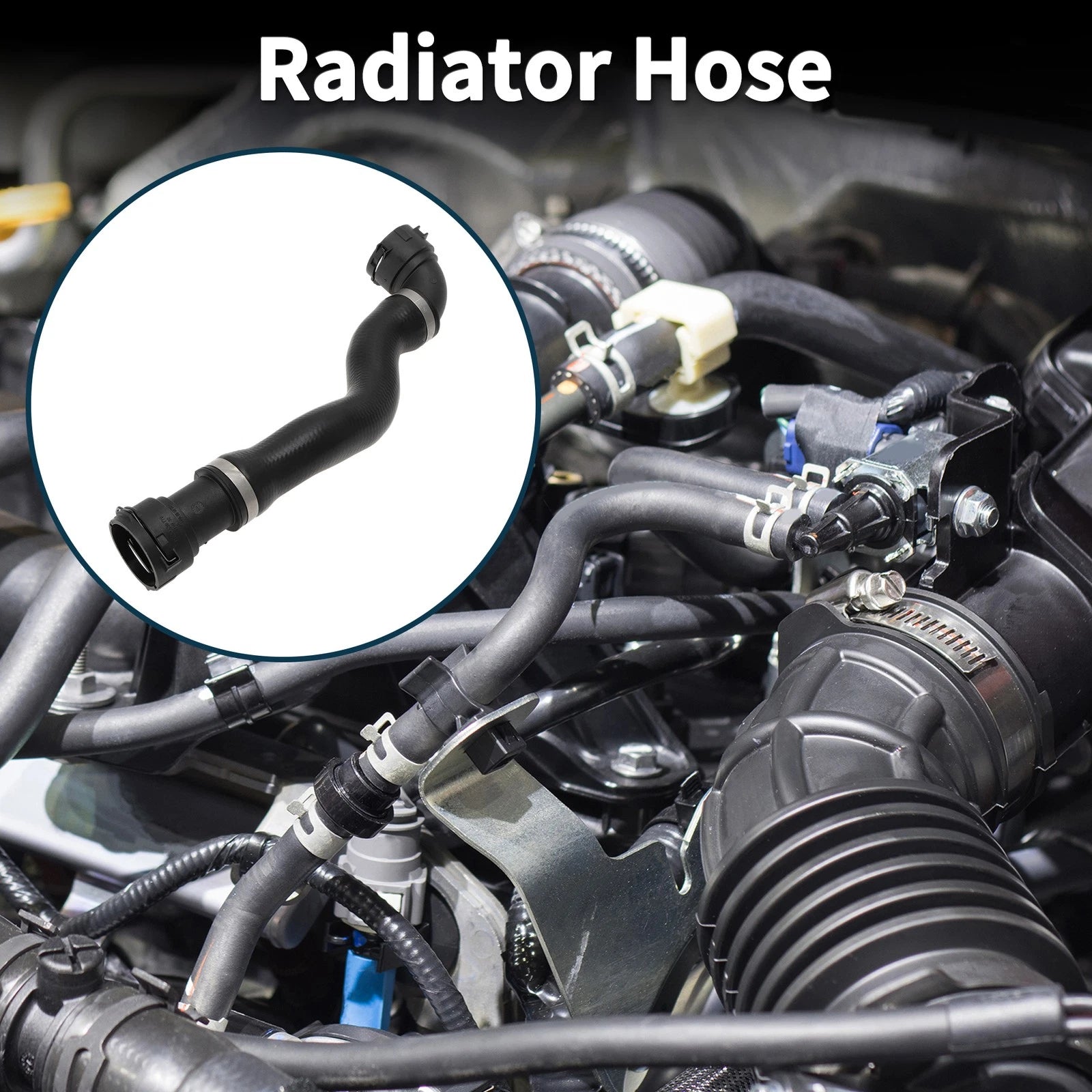 Radiator Hose Replacement for BMW 5 Series E39 525i (2000–2003) Coolant Pipe