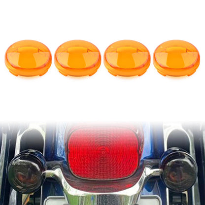 Set of 4 Turn Signal Lens Light Covers for Harley Touring Softail Dyna