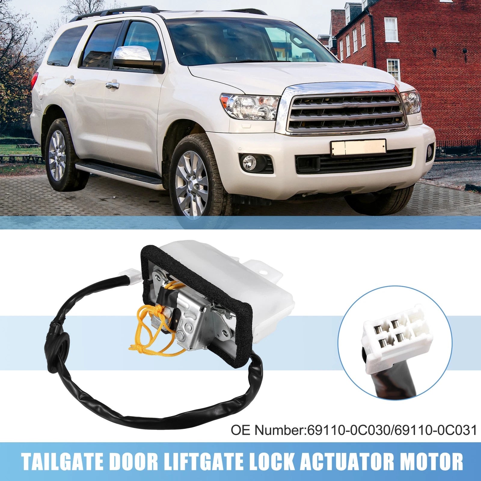 Tailgate Lock Trunk Latch Actuator Replacement for Toyota Hilux (2015–2022)