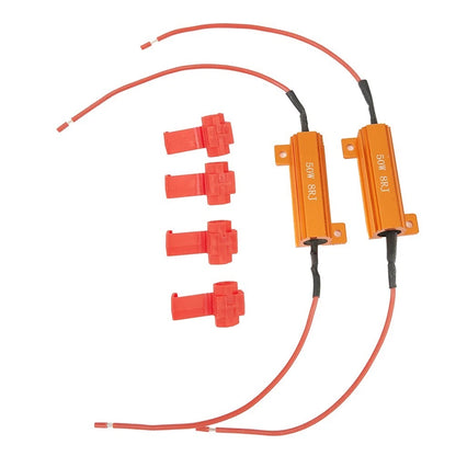4X 50W 8ohm LED Load Resistor Decoders for Turn Signal Flash Fix