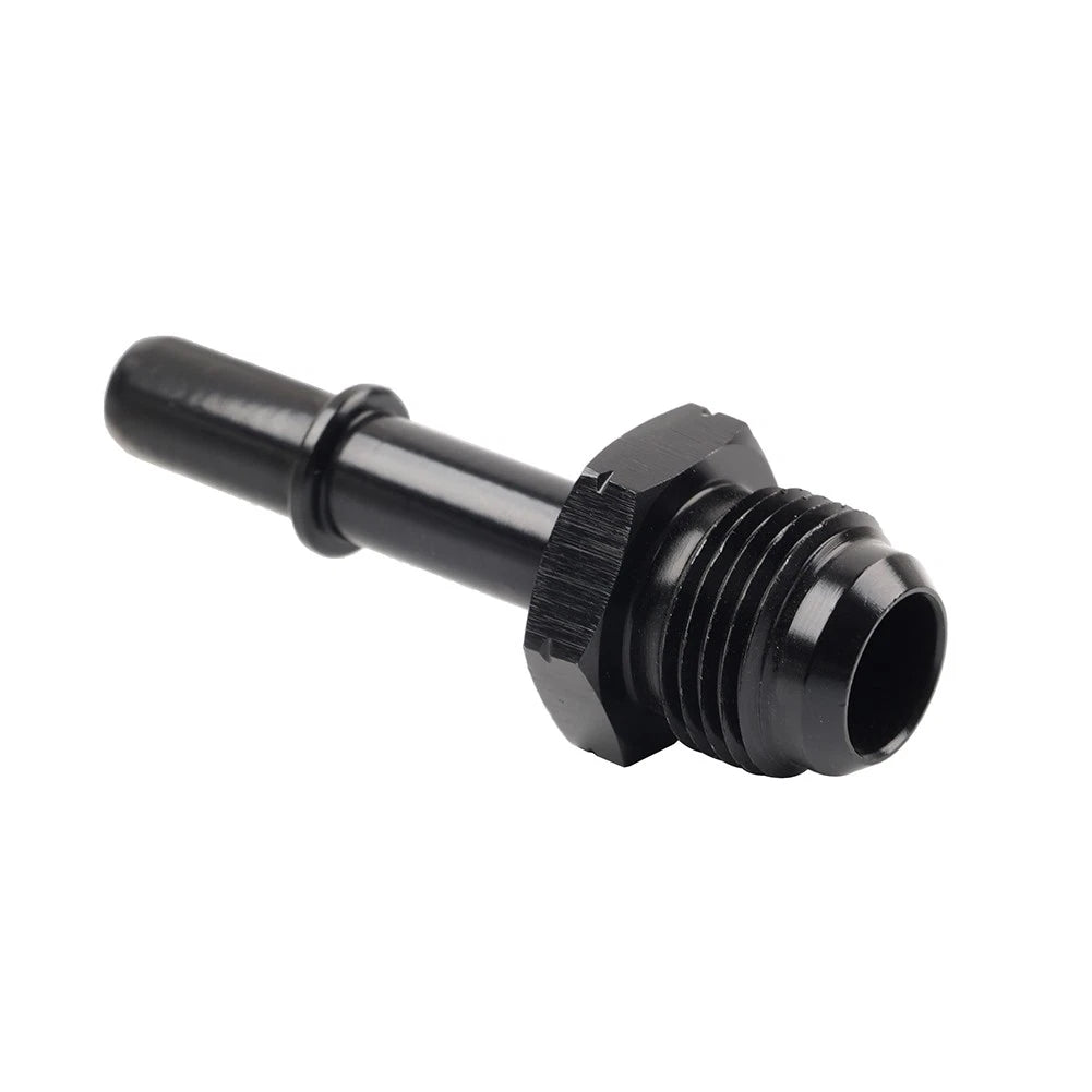 8AN Male to 3/8" Male SAE Quick-Disconnect EFI Fuel Rail Fitting