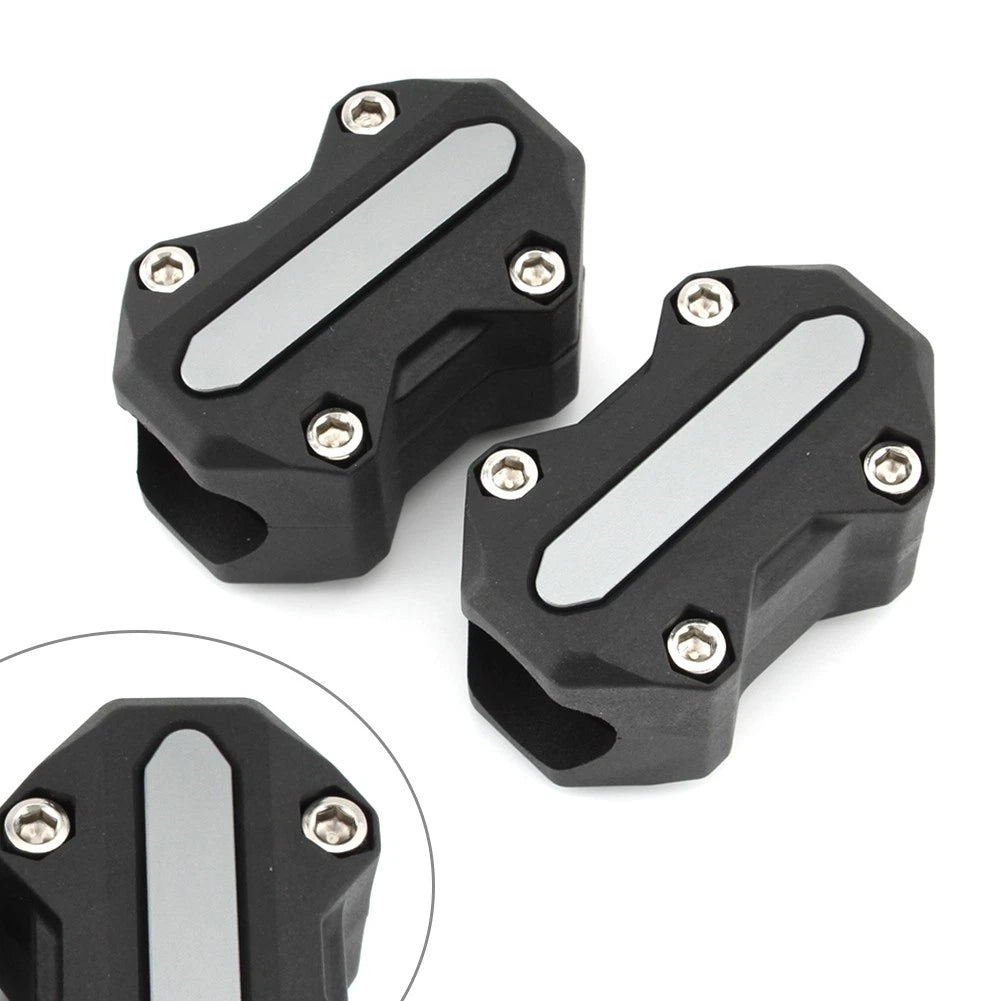 2x Universal Engine Bumper Guard Crash Bar Decor Protector For Honda Kawasaki