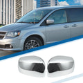 Mirror Cover Pair Left Right Replacement for Dodge Grand Caravan (2008–2018)