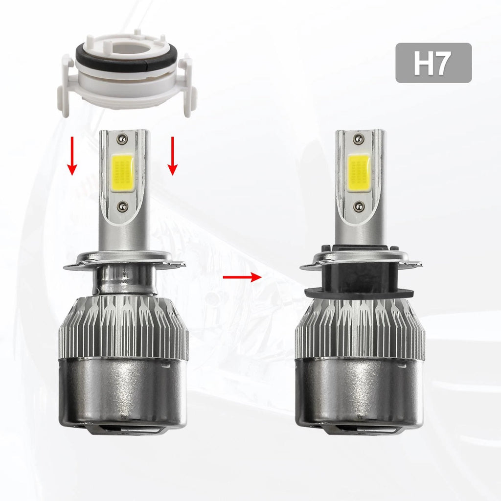 H7 LED Bulb Clips Adapter Holder for BMW E46 3 Series (1999–2006)