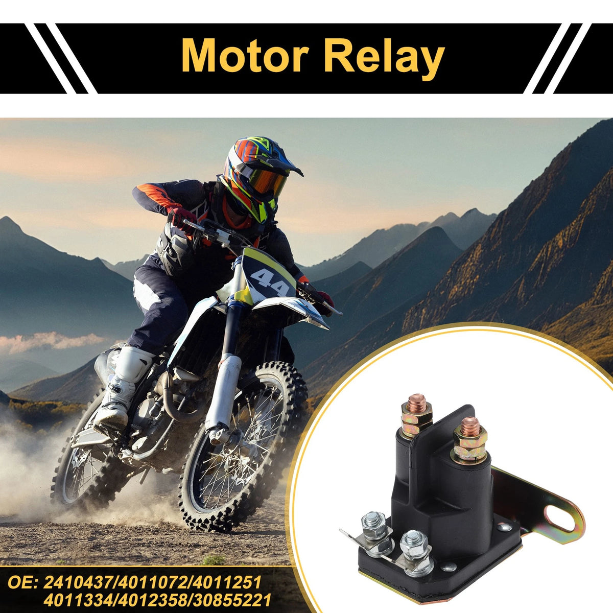 Motor Relay No. 2410437 for Polaris Scrambler 500 4X4 (2005)