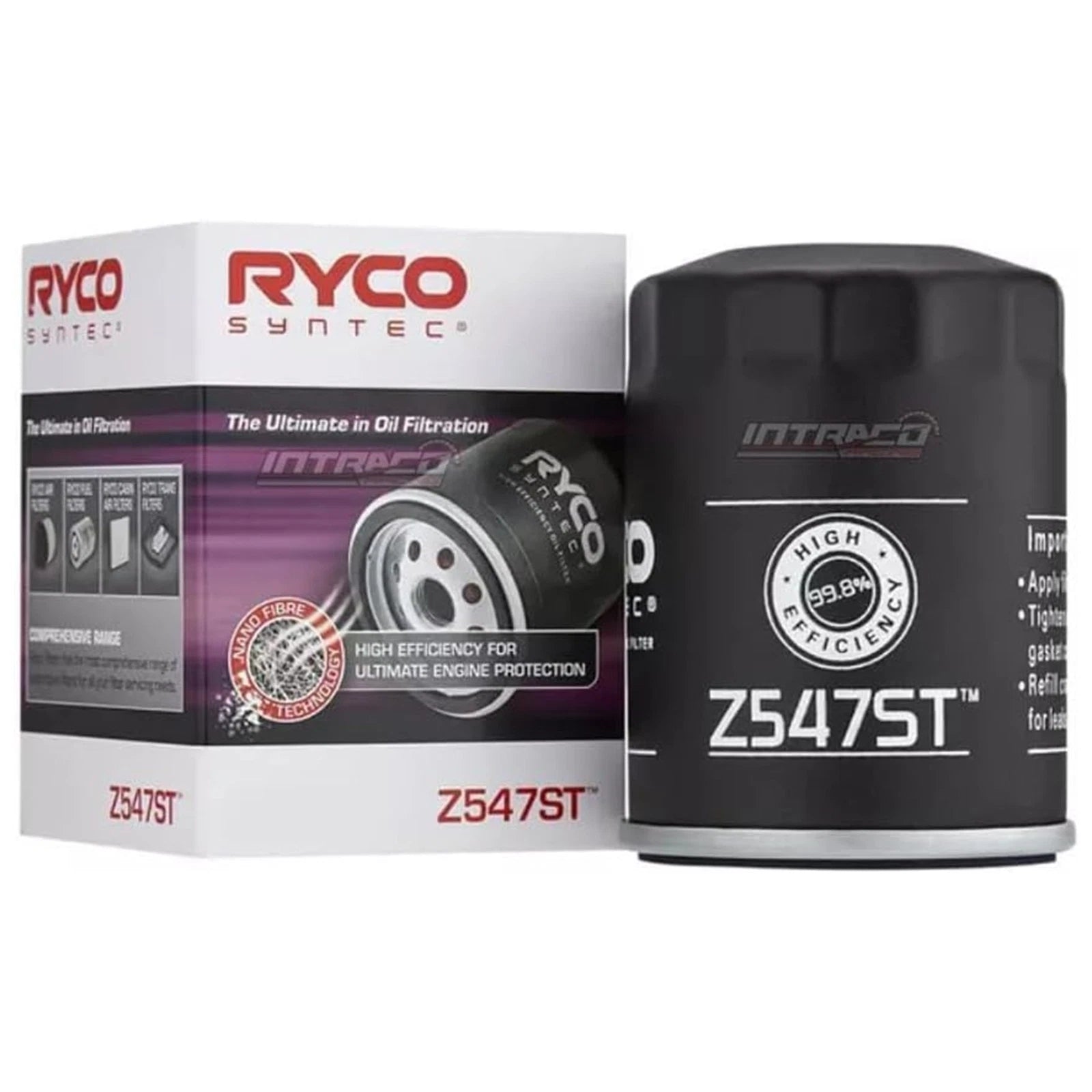 Ryco Z547ST Oil Filter for Various Makes and Models