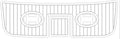 Swim Platform Pad for Sea Ray 290 Sundancer (1997) - EVA Foam Faux Teak