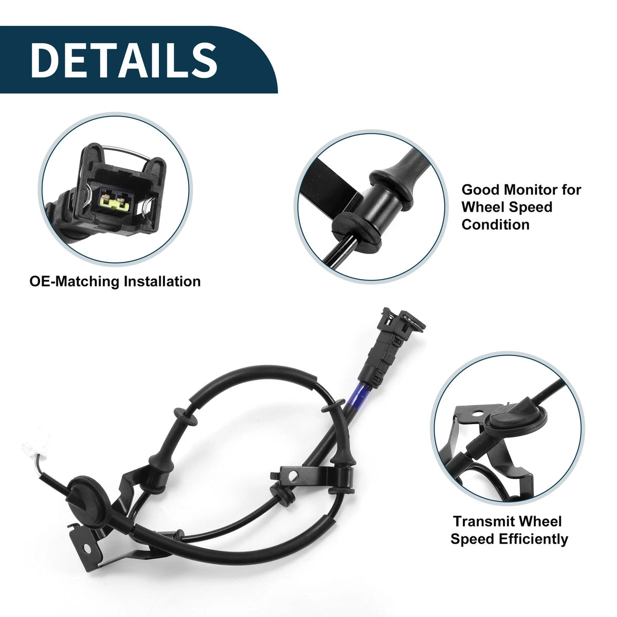 ABS Wheel Speed Sensor No. 919201G000 for Kia RIO5 (2006–2011)
