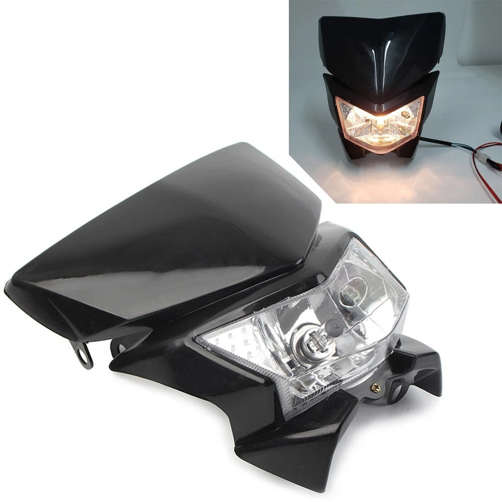 Front Headlight for Motorcycle (12V 35W, MX Enduro, Dirt Trail, 250cc)