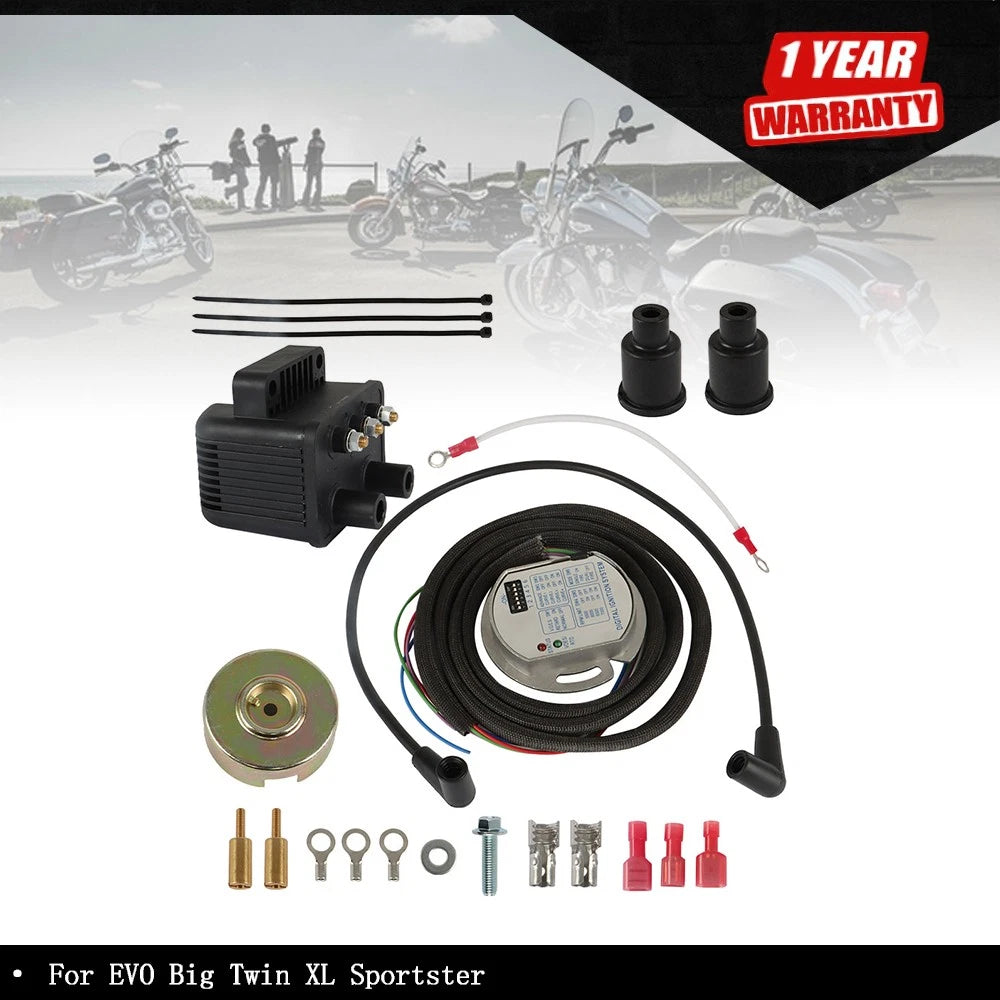 EVO Big XL Sportster Single Fire Ignition Coil Kit 53-660