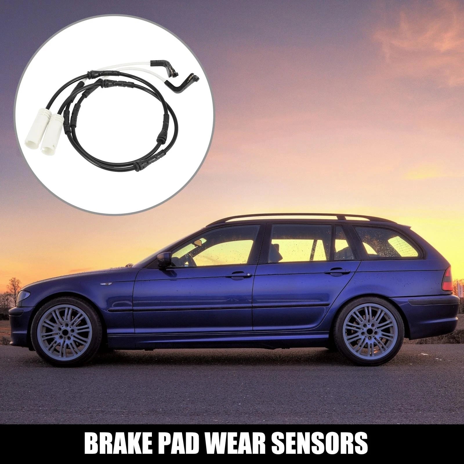 Brake Pad Wear Sensor Front Set for BMW 135i (2008–2011)