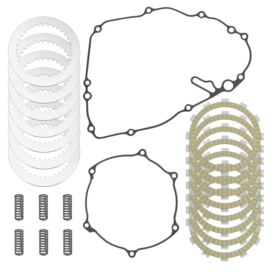 Clutch Friction Steel Plates & Cover Gasket for Yamaha YZ250F (2019–2024)