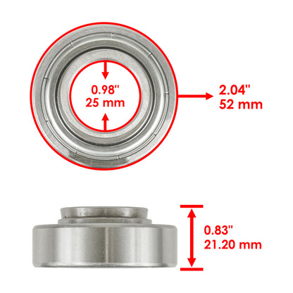 Spindle Shaft with Bearing for Husqvarna WHF4215 WHF4818 ZTH5221 (2010–2024)