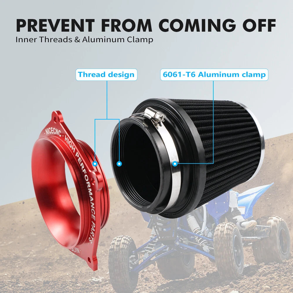 Air Filter Intake Kit with Holder for Yamaha YFZ450 (2004–2009, 2012–2013)