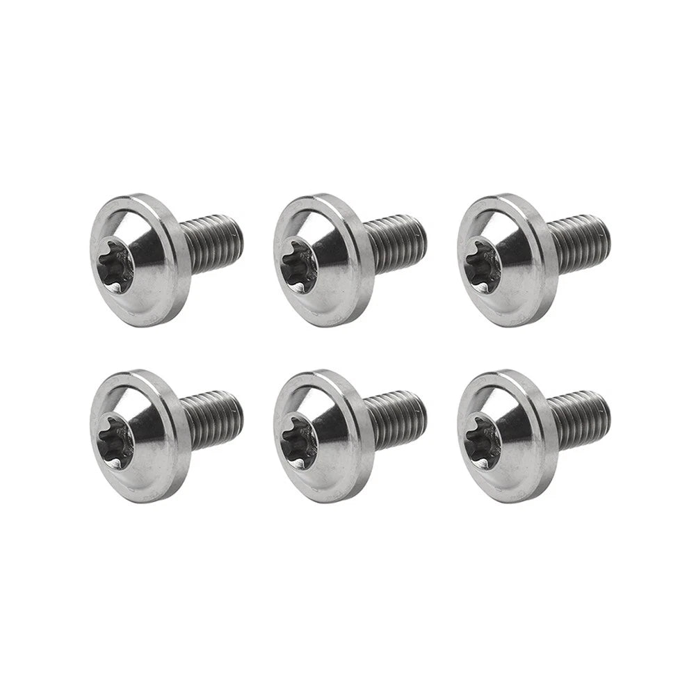 6X M5x20mm Titanium Alloy Torx Head Bolts for Motorcycle