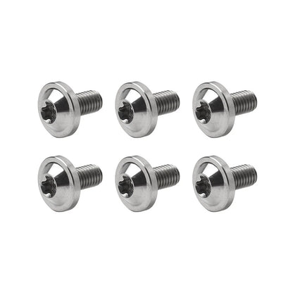 6X M5x20mm Titanium Alloy Torx Head Bolts for Motorcycle