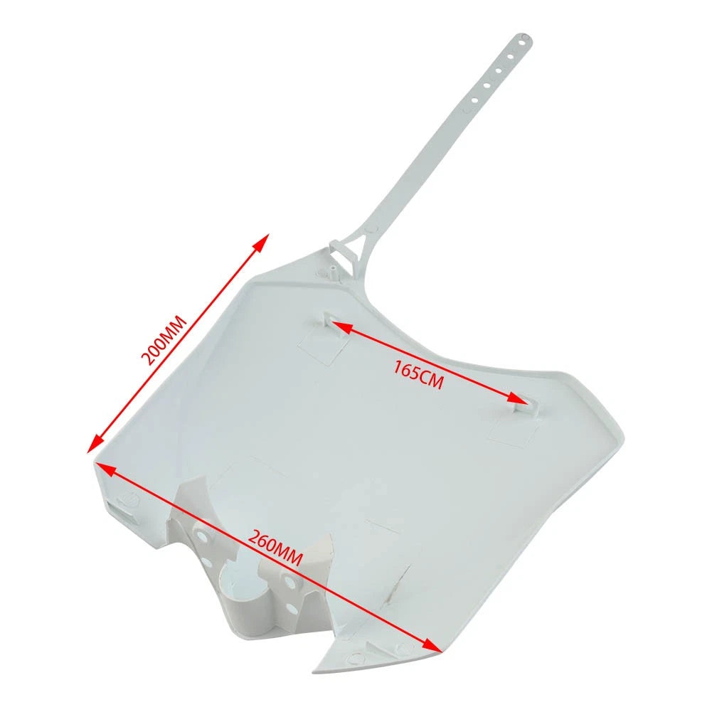 Front Plastic Number Plate Fender Cover for Honda CRF230F (2015–2017)