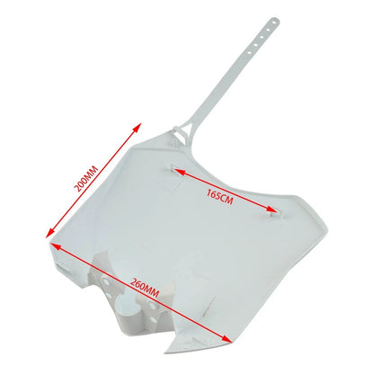 Front Plastic Number Plate Fender Cover for Honda CRF230F (2015–2017)