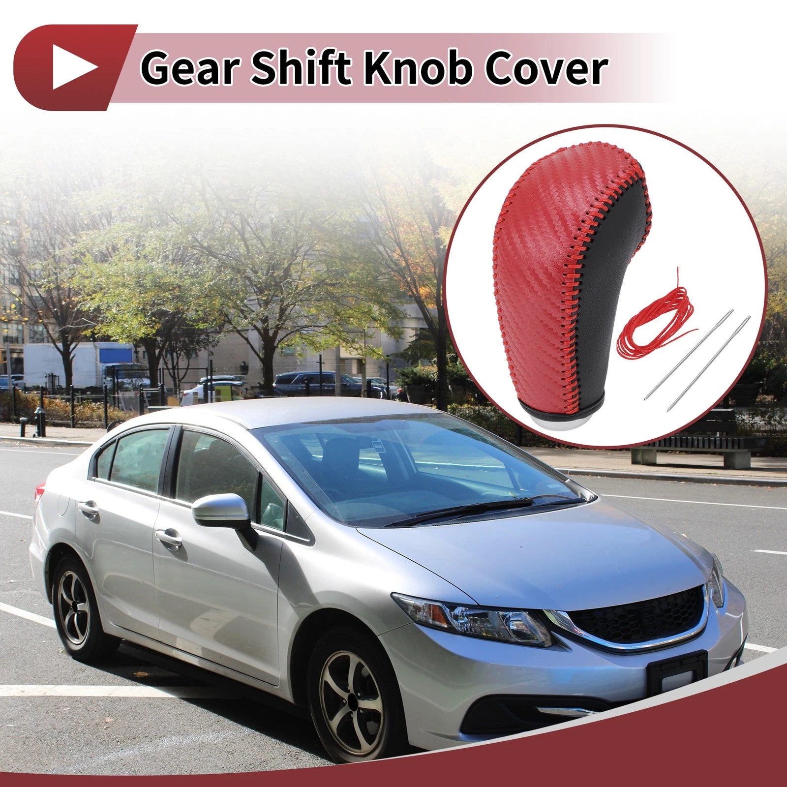 Gear Shift Knob Cover Replacement for Subaru Forester (2014–2017)