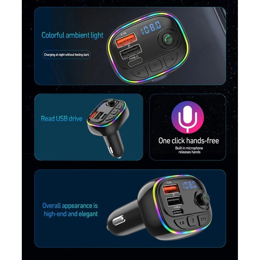 Wireless Car USB MP3 Player with FM Transmitter for Vehicles